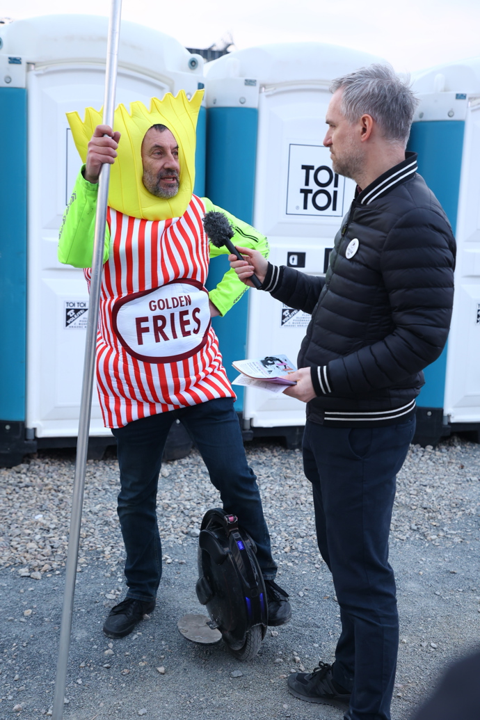 Zdeněk Hřib na demonstraci Milionu chvilek.