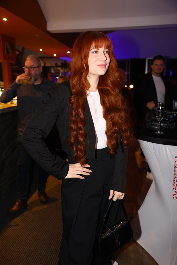 Kateřina Bláhová na oslavě Martina Maxy.