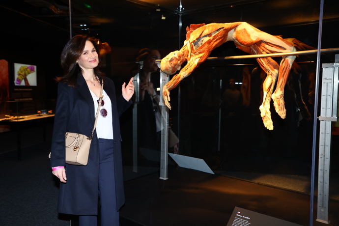 Klára Doležalová si nenechala ujít výstavu Body Worlds.