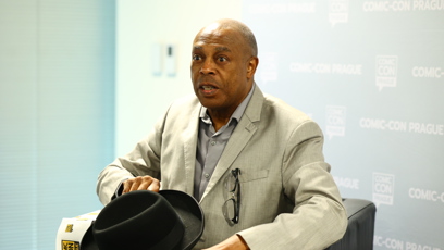 FOTO: Michael Winslow na pražském Comic-Conu.