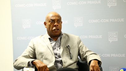 FOTO: Michael Winslow na pražském Comic-Conu.