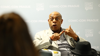 FOTO: Herec Michael Winslow na Comic-Conu.
