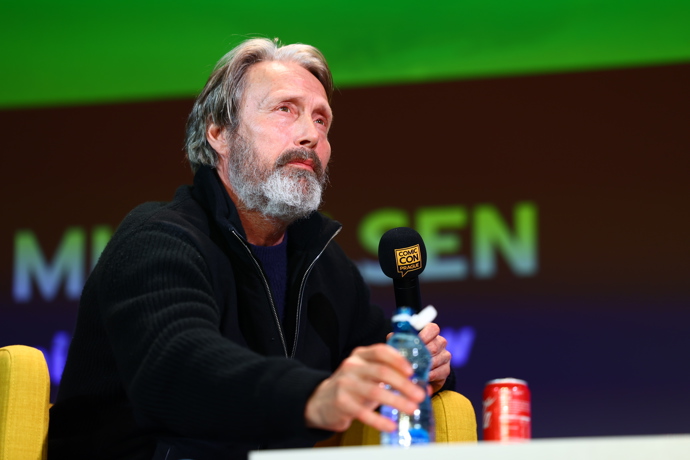 Dánský herec Mad Mikkelsen na Comic-Conu.