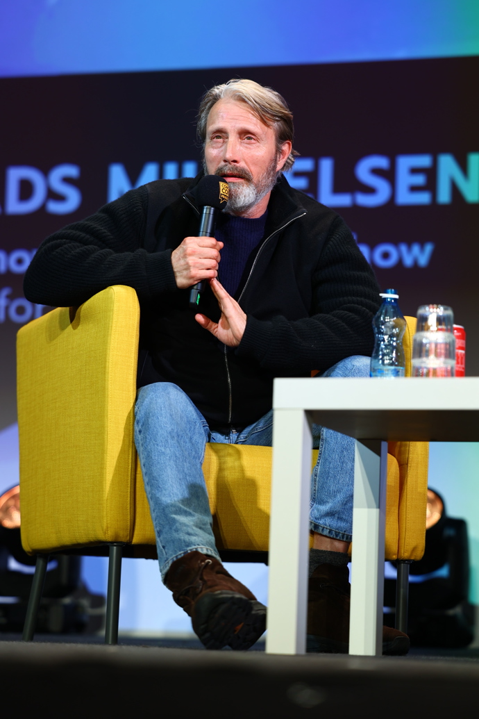 Dánský herec Mad Mikkelsen na Comic-Conu.