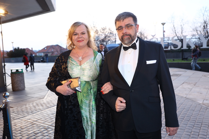 Herečka Sabina Remundová na Českém lvu.