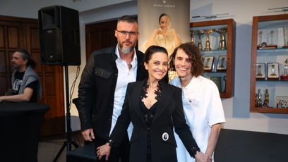 FOTO: Lucie Bílá s partnerem Radkem a synem Filipem.