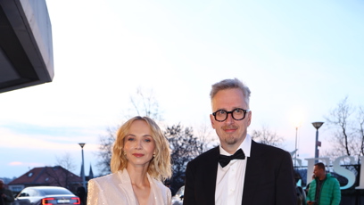 FOTO: Jana Plodková s partnerem na Českém lvu.