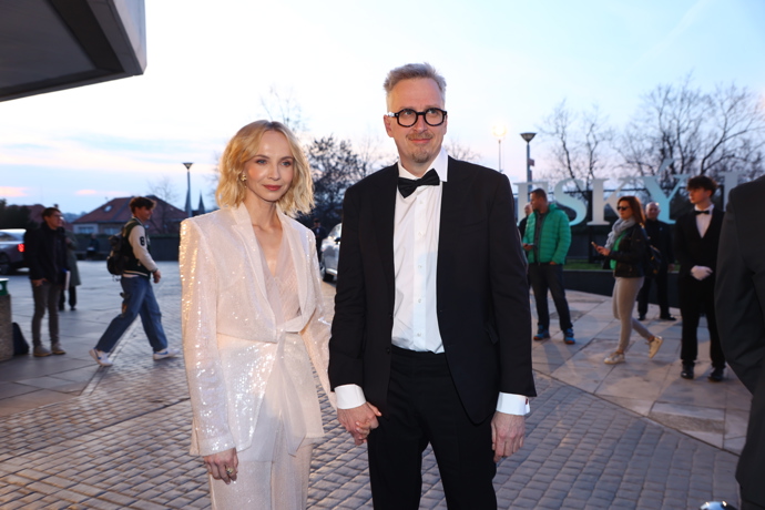 Jana Plodková vsadila na bílý komplet.