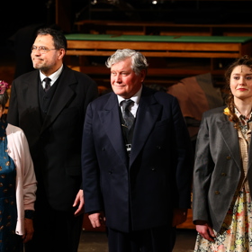 Jindřiška se s tátou objevila na jevišti vůbec poprvé. 