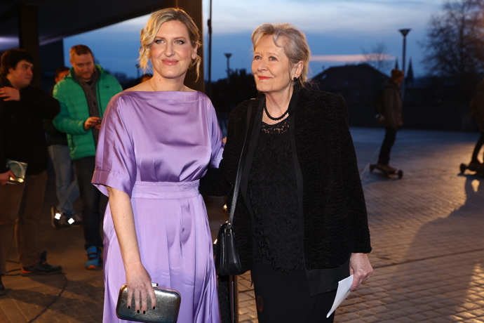 Dokumentaristka Helena Třeštíková po boku své dcery Hany.