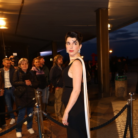 Antonie Formanová na letošním udílení cen Český lev předávala cenu.