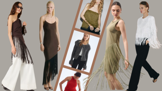 Rozpohybované třásně jsou hitem 2026: Prvek z divokého západu funguje i v luxusních outfitech