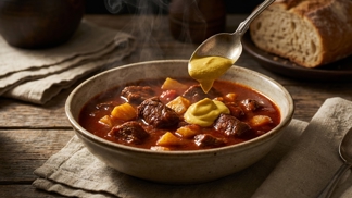 Tajemství poctivého guláše odhaleno: Stačí jedna lžíce této levné suroviny a už ho nikdy nebudete zahušťovat moukou