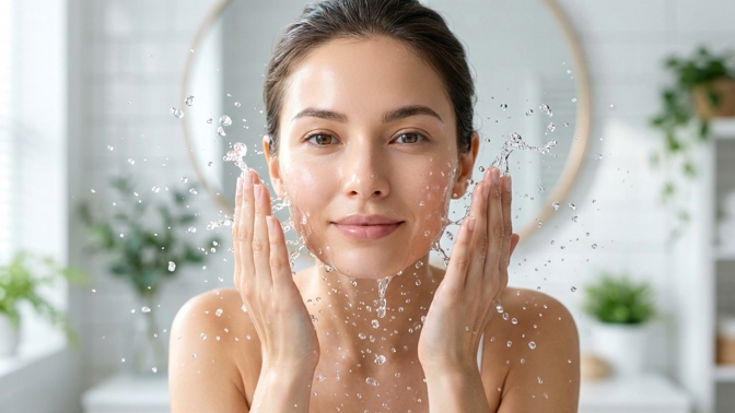 Čištění pleti perlivou vodou: Jak na ucpané póry bez drahé kosmetiky?