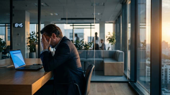 Konec sezení v kanceláři: Tento nový standard práce vás dožene k vyhoření, pokud neuděláte jednu zásadní změnu