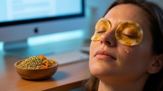 Máte večer oči jako v ohni z věčného koukání do monitoru? Tato desetiminutová bylinková lázeň na víčkách vytáhne horkost a vrátí vám svěží výraz i bez drahých kapek