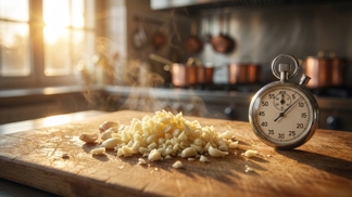 Než nasekaný česnek poprvé hodíte na pánev, nechte ho 10 minut jen tak ležet: Tato tichá aktivace enzymů z něj vytvoří lék, na který jsou i drahé vitamíny krátké