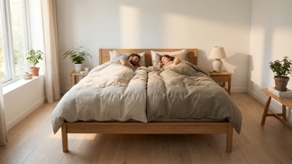 Sbohem noční bitvy o peřinu: Skandinávský trik v ložnici vrací párům hluboký spánek i harmonii