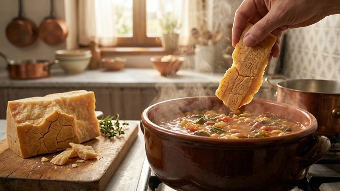 Kůrky od tohoto sýra nevyhazujte: Oblíbený trik starých Italů z vás udělá gurmána