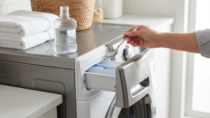 Proč přidat do pračky ústní vodu? Geniální trik vás zbaví roztočů i zápachu prádla