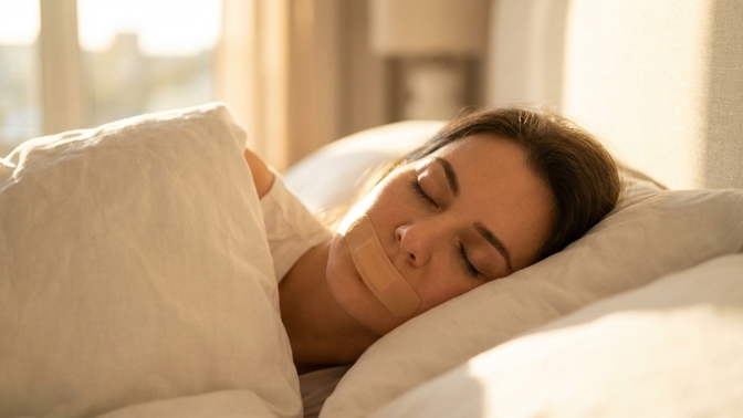 Trápí vás chrápání? Jednoduchý trik s náplastí vám zajistí lepší noc