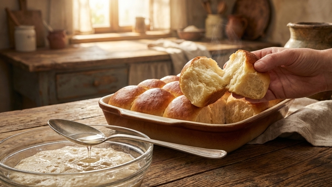 Vláčné kynuté buchty, které neztvrdnou: Jednoduchý trik s octem