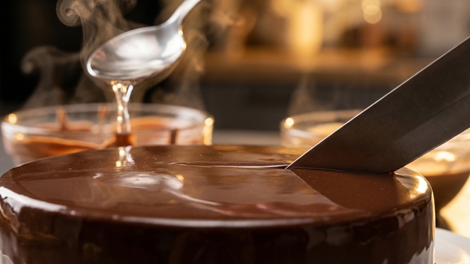 Jak na čokoládovou polevu, která nepraská? Přidejte lžíci horké vody