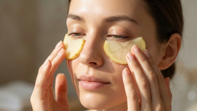 Brambora na tmavé kruhy pod očima: Jak funguje tato domácí kúra?