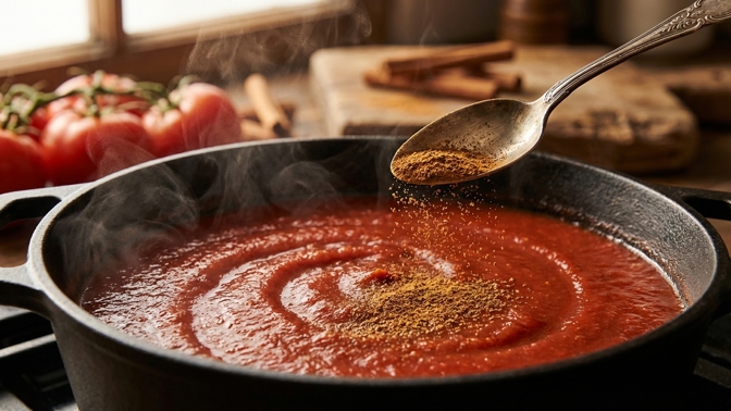 Skořice v rajské omáčce dokáže zázraky: Toto koření vymaže kyselost rajčat a nahradí hromady cukru