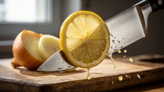 Přejeďte ostří nože tímto kyselým plátkem: Tato neviditelná ochrana zastaví slzy u cibule dřív, než stačíte zakrojit
