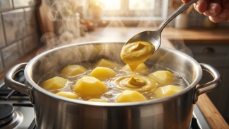 Sbohem rozvařené brambory: Stačí přidat lžíci obyčejné hořčice a výsledek si okamžitě zamiluje celá rodina