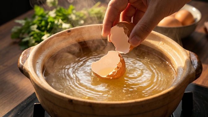 Skořápky do vývaru? Trik, který dodá polévkám velkou dávku vápníku