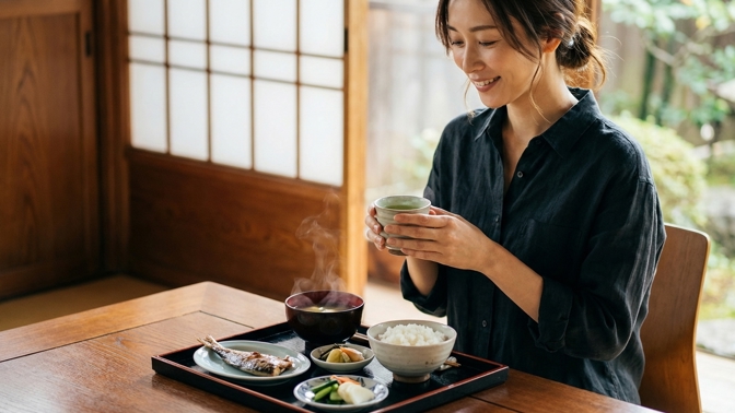 Proč Japonci u jídla nepijí vodu? Tento rituál pálí tuky a vymaže pocit nafouknutého břicha