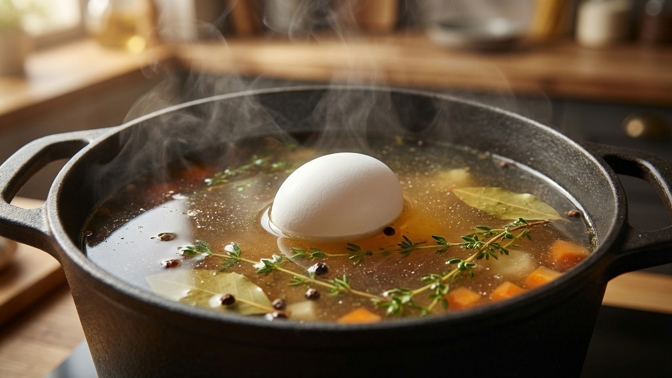 Jak vyčistit zakalený vývar? Pomůže trik s vaječnou skořápkou