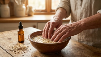 Sbohem drahé krémy: Obyčejný babiččin trik s vločkami mi po padesátce nečekaně zahojil hluboké praskliny na rukou