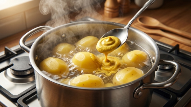 Trik pro pevné brambory: Proč přidat hořčici do vody při vaření?