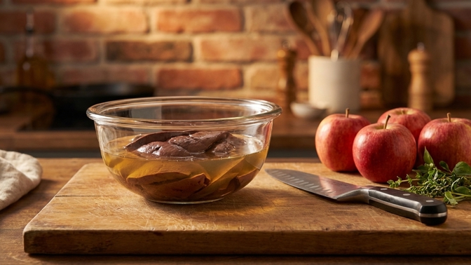 Recept na nejjemnější játra: Jak využít kyselost džusu pro křehké maso