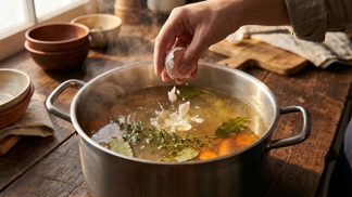 Proč babičky do vývaru vždy házely vaječné skořápky? Zapomenutý trik zajistí křišťálovou polévku bez sbírání pěny