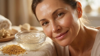 Zapomeňte na drahý botox: Obyčejný sliz z lněného semínka vymaže vrásky a omladí pleť po padesátce k nepoznání