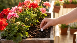 Tajemství nejkrásnějších muškátů v ulici: Sousedka dává do každého truhlíku jednu obyčejnou tabletku z lékárničky