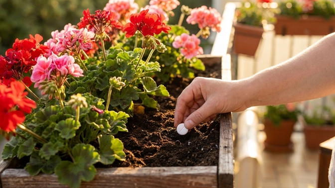 Chcete nejkrásnější muškáty? Zkuste jednoduchý trik s aspirinem