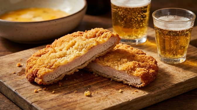 Dokonalý trojobal na řízek: Proč přidat do vajíček trochu piva?