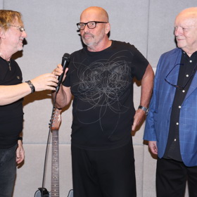 Zdeněk Pohlreich na křtu CD Dalibora Jandy.