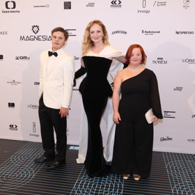 Aňa Geislerová o Davidovi říká, že je to její synek. Hned si padli do noty. 