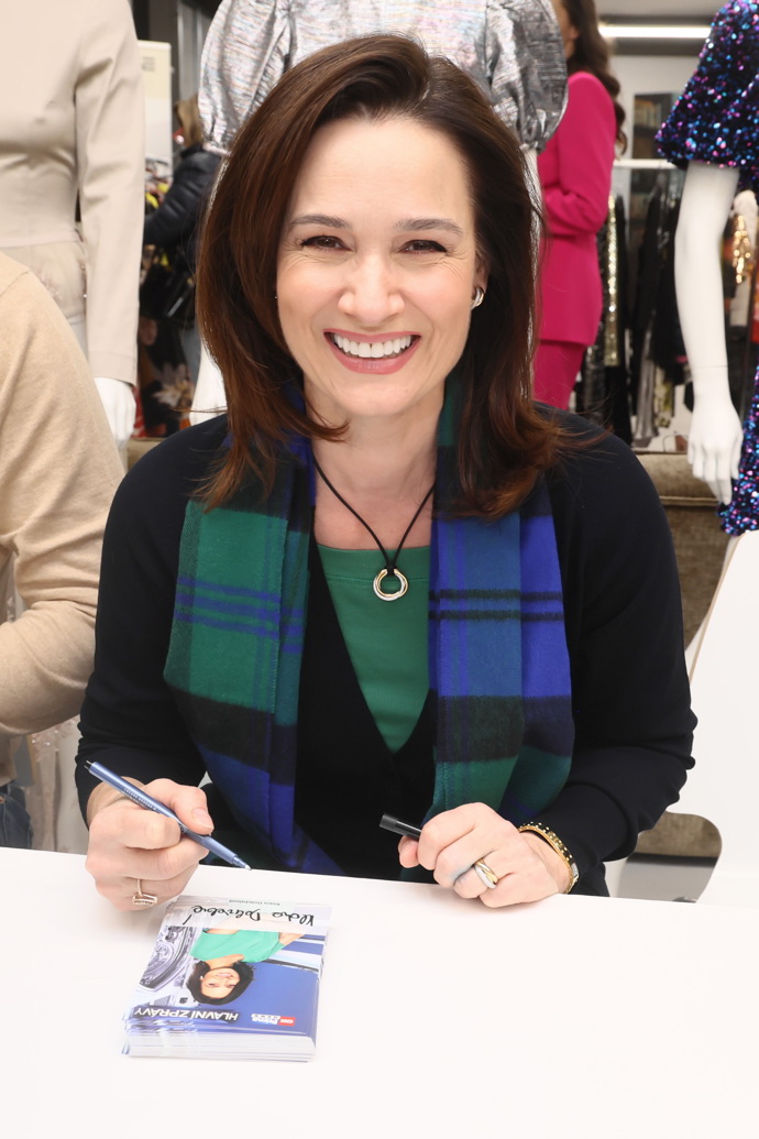 Klára Doležalová při autogramiádě.