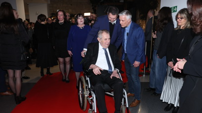 FOTO: Miloš Zeman na slavnostní premiéře filmu Livia.