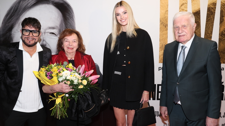 Krystyna Pyszková vypadala nádherně.