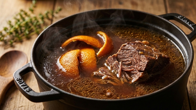 Francouzský trik pro hovězí: Jak pomerančová kůra změkčuje maso?