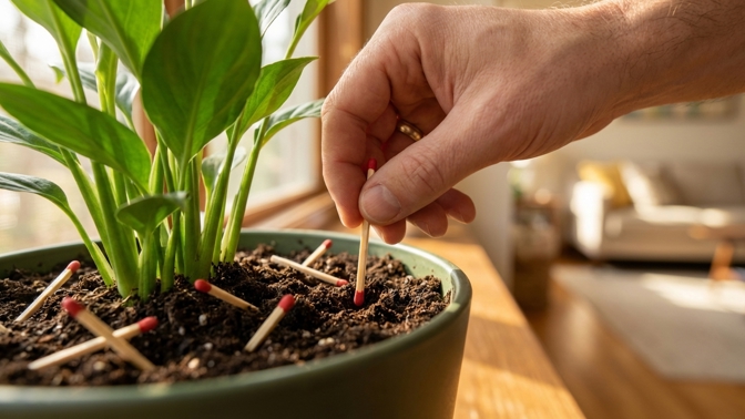 Jak se zbavit smutnic? Pomůže obyčejná sirka v květináči