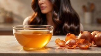 Tato sytě zlatá tekutina z kuchyňského odpadu zastaví padání vlasů a vrátí jim lesk, který drahé oleje jen marně slibují